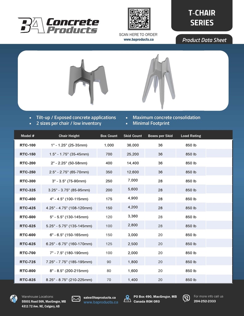 Precast Chair Series