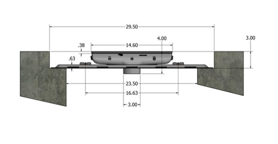 Potato Storage Air Vent 3" Straight Flange
