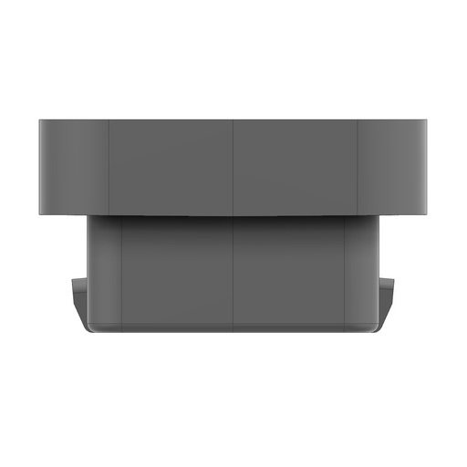 [POT-INTSE] Potato Vent Insert Straight Edge, Black